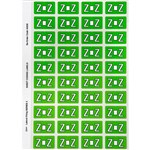 AVERY 44526 LATERAL FILE LABEL SIDE TAB Z COLOUR CODE 25 X 42MM LIGHT GREEN PACK 240