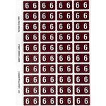 AVERY 44534 LATERAL FILE LABEL SIDE TAB YEAR CODE 6 25 X 42MM BROWN PACK 240