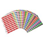 AVERY 44538 LATERAL FILE LABEL STARTER KIT SIDE TAB ALPHA SERIES 25 X 42MM ASSORTED PACK 1080