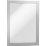 DURABLE DURAFRAME SIGN HOLDER ADHESIVE BACK A5 SILVER PACK 2