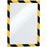 DURABLE DURAFRAME SECURITY FRAME A4 YELLOWBLACK PACK 5