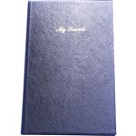 CUMBERLAND TRAVEL DIARY LEATHERGRAIN 175 X 105MM BLACK