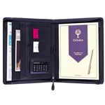 DEBDEN EXECUTIVE PORTFOLIO ZIP CLOSURE PU A4 BLACK
