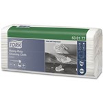 TORK 530177 W4 HEAVY DUTY CLEANING CLOTH FOLDED 385 X 642MM WHITE PACK 60 SHEETS