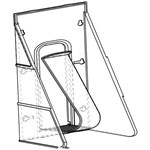 DEFLECTO BROCHURE HOLDER STAIRSTEP A4 CLEAR