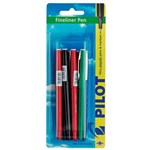 PILOT FINELINER PEN 04MM ASSORTED PACK 8