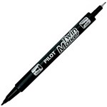 PILOT SCATM DUAL NIB PERMANENT MARKER 0405MM BLACK BOX 12
