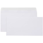 CUMBERLAND DLX ENVELOPES WALLET PLAINFACE STRIP SEAL 80GSM 235 X 120MM WHITE BOX 500