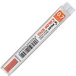 PILOT COLOR ENO COLOURED MECHANICAL PENCIL LEAD REFILL 07MM ORANGE BOX 12