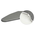 COMPASS IRONING BOARD COVER WITH DRAWSTRING LARGE METALLIC BLACK