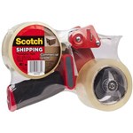SCOTCH BP1 SEALING TAPE DISPENSER AND BONUS 2 TAPE ROLLS 48MM X 50M