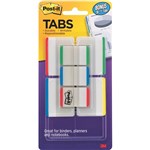 POSTIT 686VAD1 DURABLE FILING TABS LINED ASSORTED VALUE PACK 114