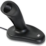 3M EM500GPL WIRED ERGONOMIC MOUSE LARGE BLACK