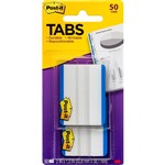 POSTIT 686F50BL DURABLE FILING TABS LINED 50MM BLUE PACK 50
