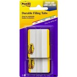 POSTIT 686F50YW DURABLE FILING TABS LINED 50MM YELLOW PACK 50