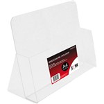 DEFLECTO BROCHURE HOLDER LANDSCAPE A4 CLEAR