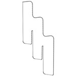 DEFLECTO 774DIV BROCHURE HOLDER DIVIDER CLEAR