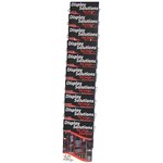 JPM MULTIPOCKET BROCHURE HOLDER 10POCKET 10TIER A4 SATIN CHROME