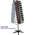 JPM ROTARY DISPLAY STAND SETUP ONLY 2 SIDED SILVER