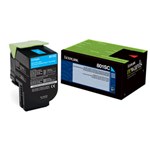 LEXMARK 80C8SC0 808SC TONER CARTRIDGE STANDARD YIELD CYAN