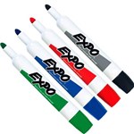 EXPO WHITEBOARD MARKER BULLET TIP WALLET 4