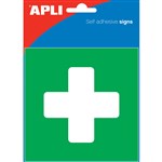 APLI FIRST AID SELF ADHESIVE SIGN 114 X 114 MM