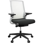 MATCH ERGONOMIC CHAIR MEDIUM MESH BACK ARMS GREY