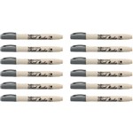 ARTLINE SUPREME BRUSH MARKER 5MM GREY BOX 12