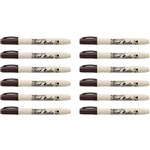 ARTLINE SUPREME BRUSH MARKER 5MM DARK BROWN BOX 12