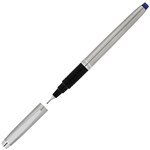 ARTLINE SIGNATURE SILVER BARREL FINELINER PEN 04MM BLUE