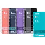 COLOURHIDE SLIMLINE NOTEBOOK 200 PAGE 79 X 164MM ASSORTED