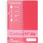 COLOURHIDE NOTEBOOK 200 PAGE A5 WATERMELON