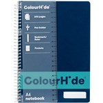 COLOURHIDE NOTEBOOK 120 PAGE A4 NAVY