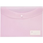 MARBIG DOCULOPE WALLET BUTTON CLOSURE PP A4 PASTEL PINK