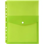 MARBIG BINDER POCKET TOP OPENING A4 LIME