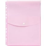 MARBIG BINDER WALLET TOP OPEN A4 PASTEL PINK