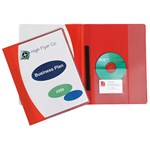 MARBIG PREMIER FLAT FILE A4 RED