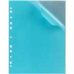 MARBIG SOFT TOUCH BINDER DISPLAY BOOK NONREFILLABLE 10 POCKET A4 MARINE