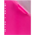 MARBIG SOFT TOUCH BINDER DISPLAY BOOK NONREFILLABLE 10 POCKET A4 PINK