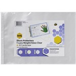 MARBIG HEAVY DUTY SHEET PROTECTORS LANDSCAPE A3 PACK 100
