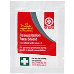 ST JOHN RESUSCITATION FACE SHIELD WITH VALVE