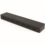 KENSINGTON UH7000C 7PORT HUB AND CHARGER USBA 30 BLACK