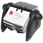 MARBIG PROFESSIONAL ROTARY BUSINESS CARD FILE 300 CAPACITY BLACK