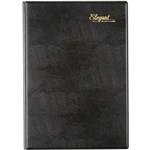 CUMBERLAND 2022 ELEGANT APPOINTMENT DIARY 2 DAYS TO PAGE 1 HOUR A4 BLACK