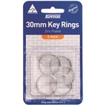 KEVRON ID1043 KEY RING 30MM PACK 5