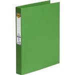 MARBIG LINEN RING BINDER PE 3D 25MM A4 GREEN