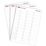 COLOP EMARK ADHESIVE LABELS 48 X 18MM WHITE PACK 10