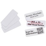 COLOP EMARK SELF ADHESIVE SIGN 80 X 18MM WHITE PACK 50