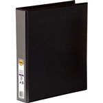 MARBIG CLEARVIEW INSERT RING BINDER 3D 38MM A4 BLACK