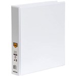 MARBIG CLEARVIEW INSERT RING BINDER 4D 38MM A4 WHITE